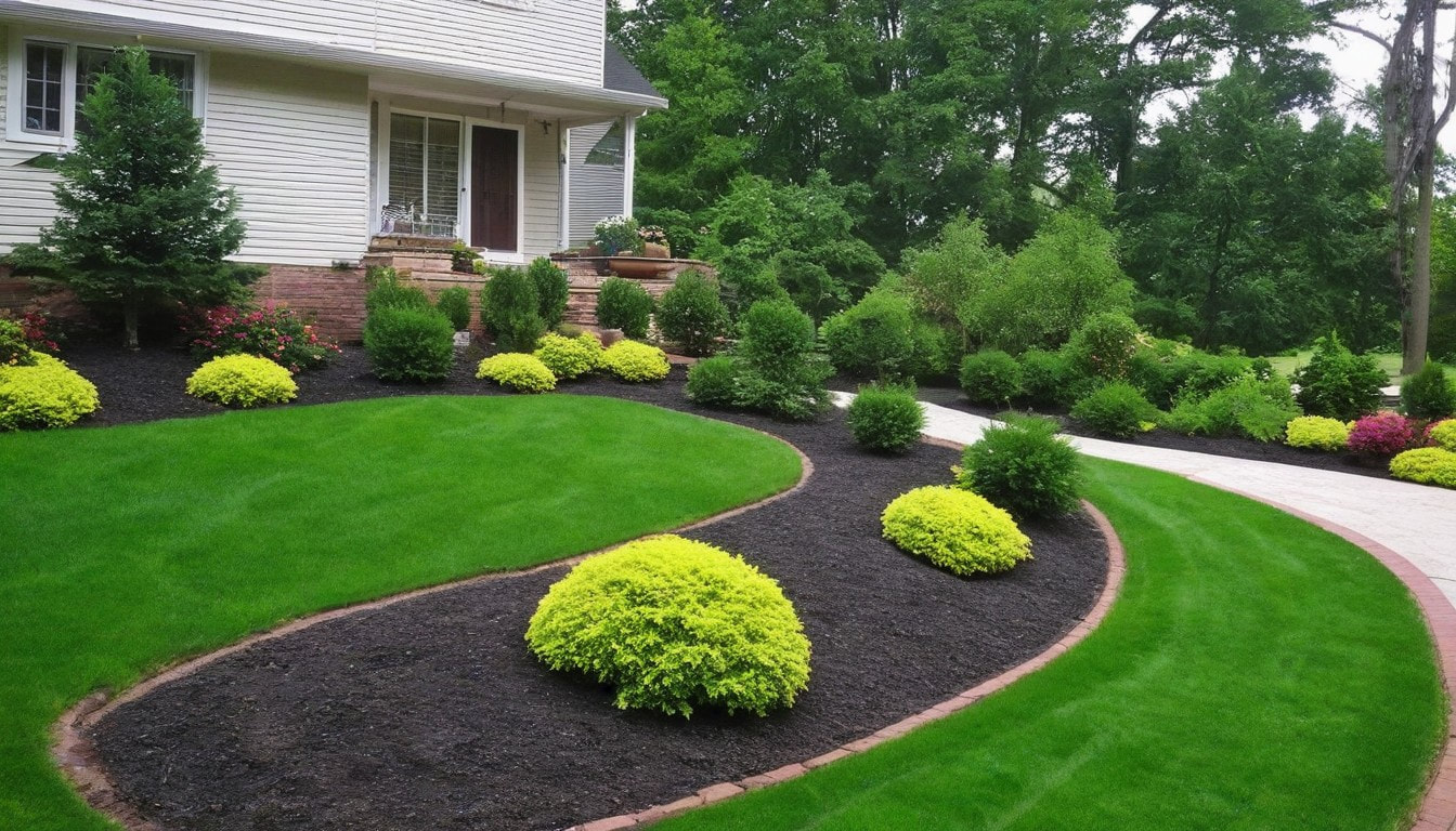 rochester lawn care with plants